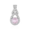 Kunzit-Silberanhänger