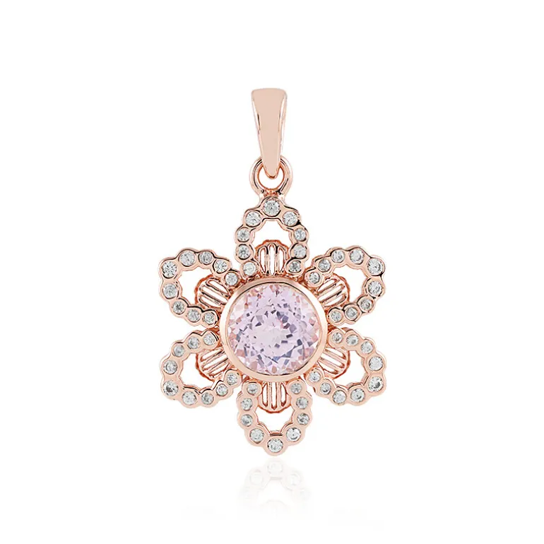 Kunzit-Silberanhänger (SAELOCANA)