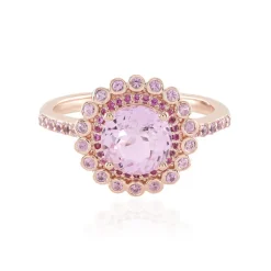 Kunzit-Silberring (Adela Silber)