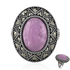 Kunzit-Silberring (Annette classic)