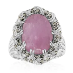 Kunzit-Silberring (Annette classic)