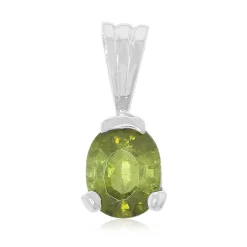 Kupfer-Turmalin-Silberanhänger