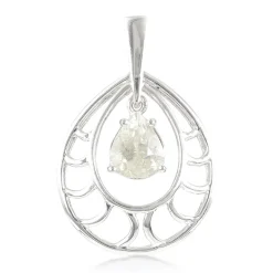 Kupfer-Turmalin-Silberanhänger