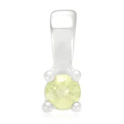 Kupfer-Turmalin-Silberanhänger