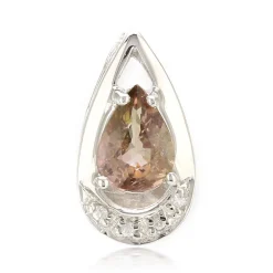 Kupfer-Turmalin-Silberanhänger