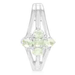 Kupfer-Turmalin-Silberanhänger