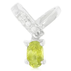 Kupfer-Turmalin-Silberanhänger