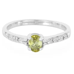 Kupfer-Turmalin-Silberring