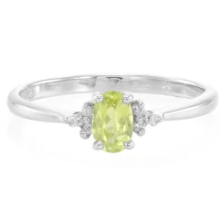 Kupfer-Turmalin-Silberring