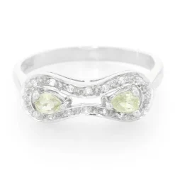 Kupfer-Turmalin-Silberring