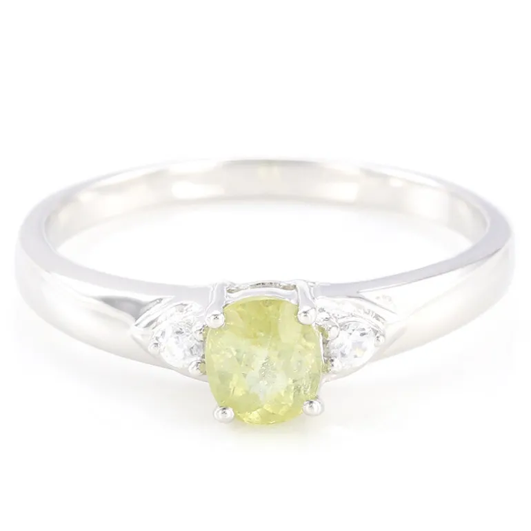 Kupfer-Turmalin-Silberring