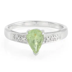 Kupfer-Turmalin-Silberring