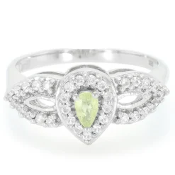 Kupfer-Turmalin-Silberring