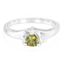 Kupfer-Turmalin-Silberring