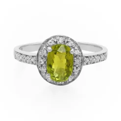 Kupfer-Turmalin-Silberring