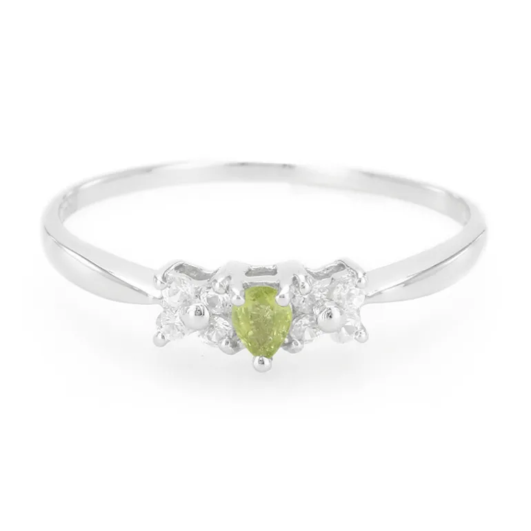 Kupfer-Turmalin-Silberring