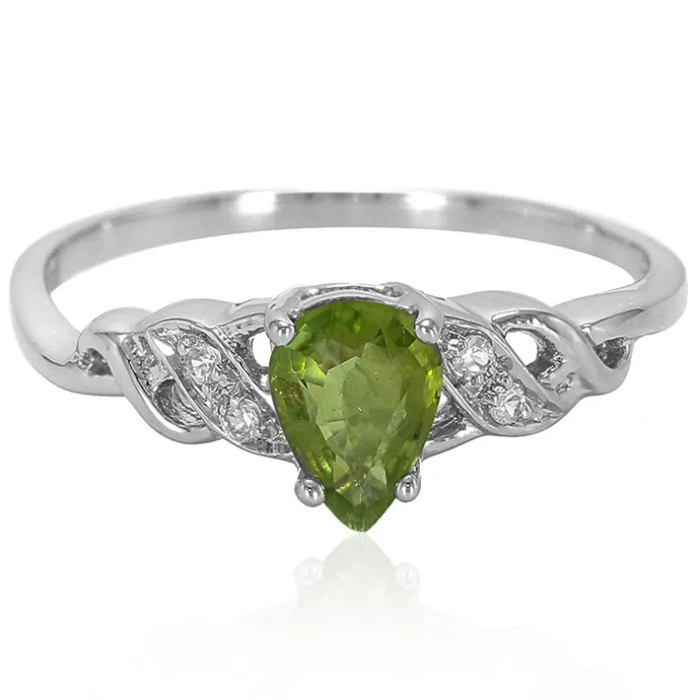 Kupfer-Turmalin-Silberring