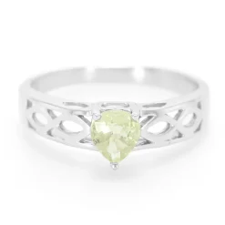 Kupfer-Turmalin-Silberring