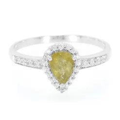 Kupfer-Turmalin-Silberring