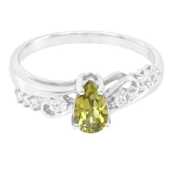 Kupfer-Turmalin-Silberring