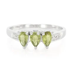 Kupfer-Turmalin-Silberring