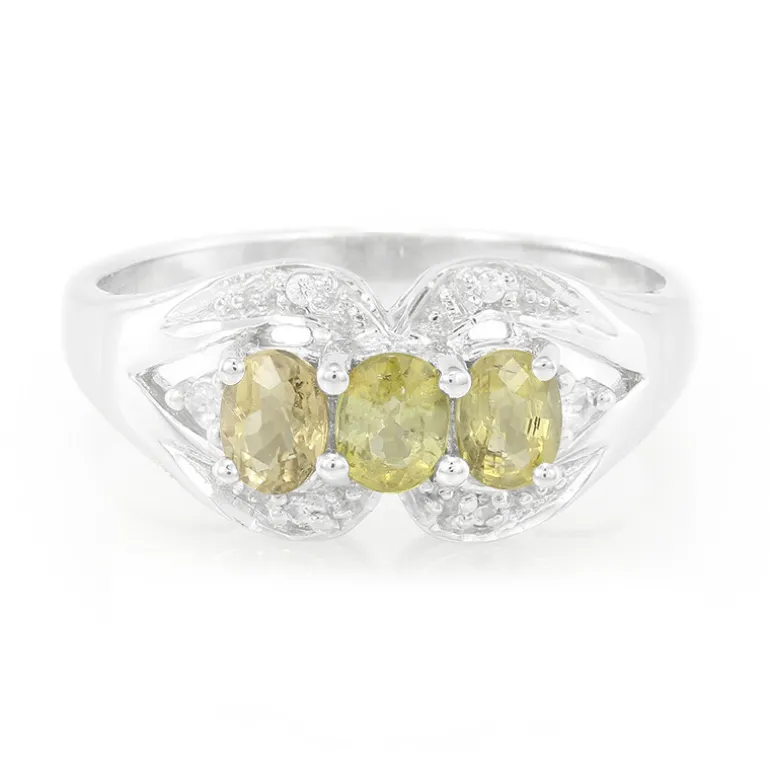 Kupfer-Turmalin-Silberring