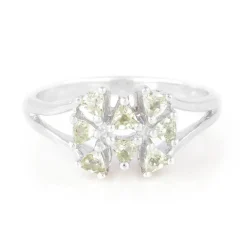 Kupfer-Turmalin-Silberring