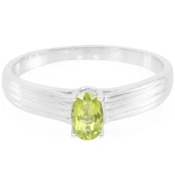 Kupfer-Turmalin-Silberring