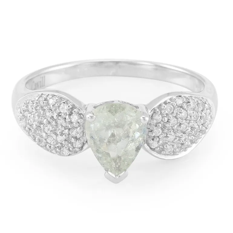 Kupfer-Turmalin-Silberring