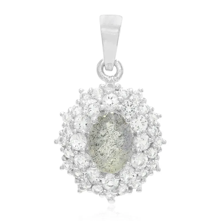 Labradorit-Silberanhänger