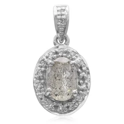 Labradorit-Silberanhänger