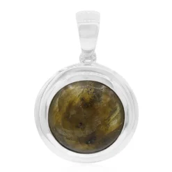 Labradorit-Silberanhänger