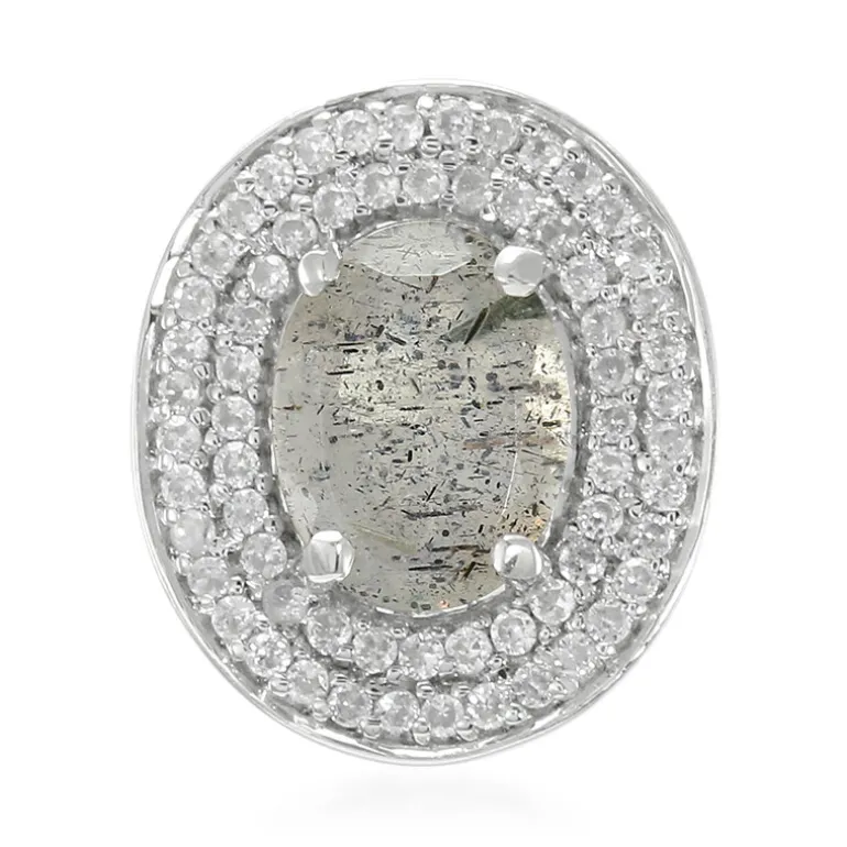 Labradorit-Silberanhänger