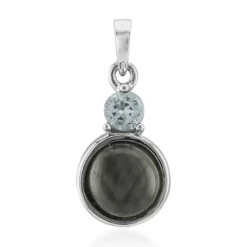 Labradorit-Silberanhänger