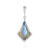 Labradorit-Silberanhänger