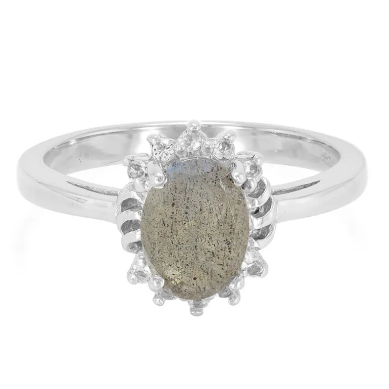 Labradorit-Silberring