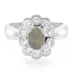 Labradorit-Silberring