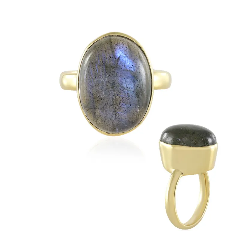 Labradorit-Silberring