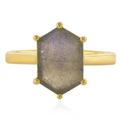 Labradorit-Silberring