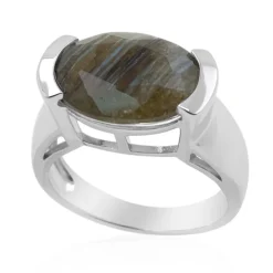 Labradorit-Silberring