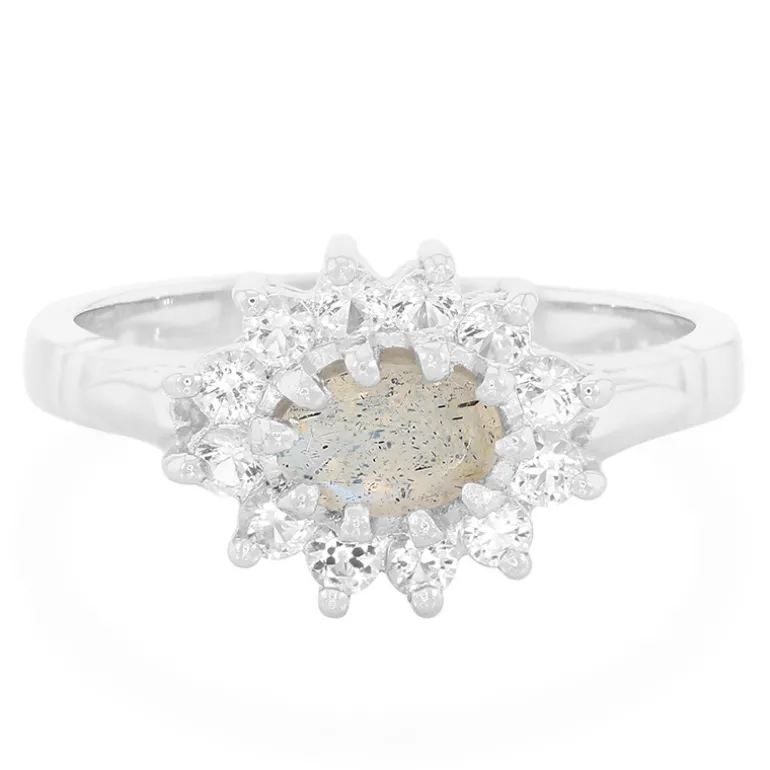 Labradorit-Silberring