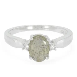 Labradorit-Silberring