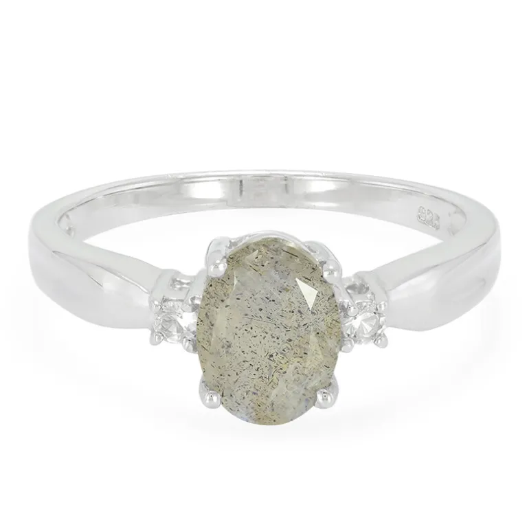 Labradorit-Silberring