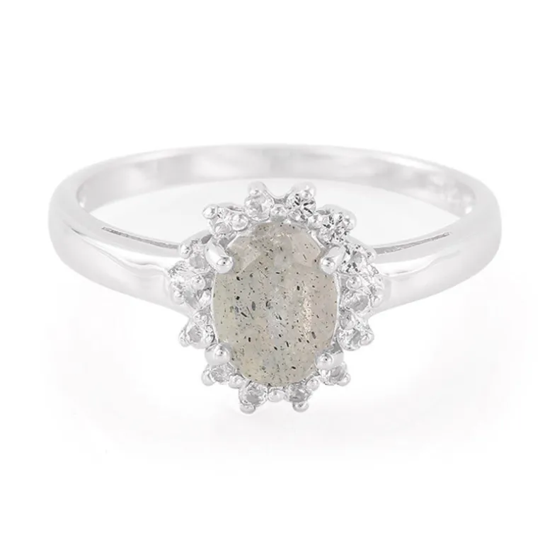 Labradorit-Silberring