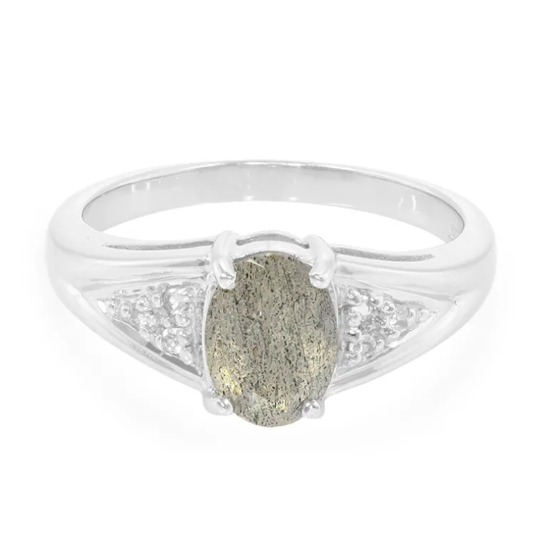 Labradorit-Silberring