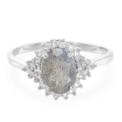 Labradorit-Silberring