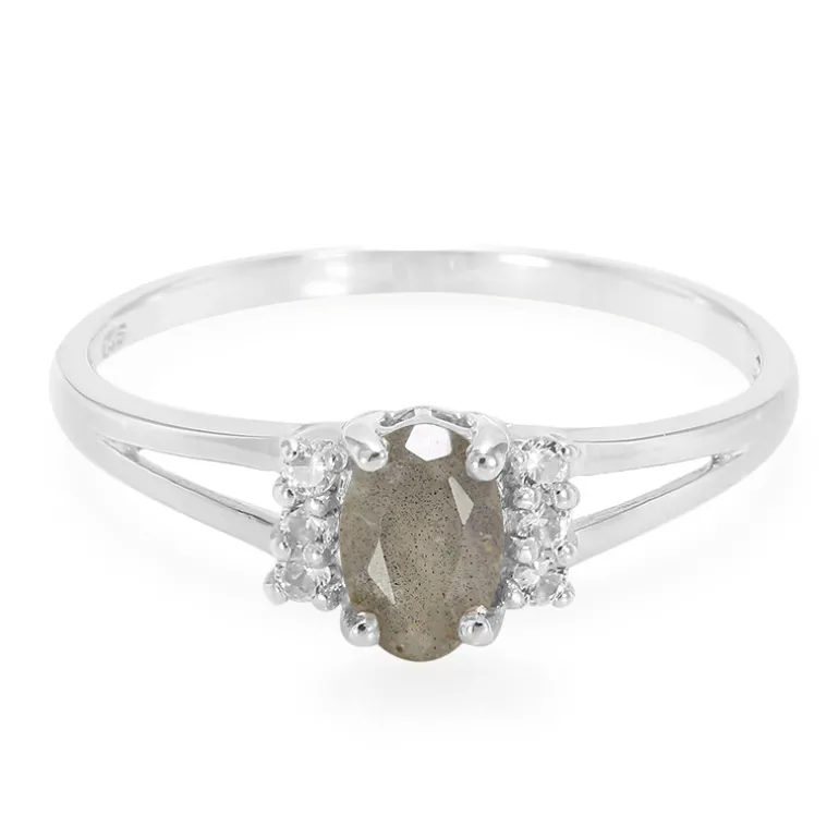 Labradorit-Silberring