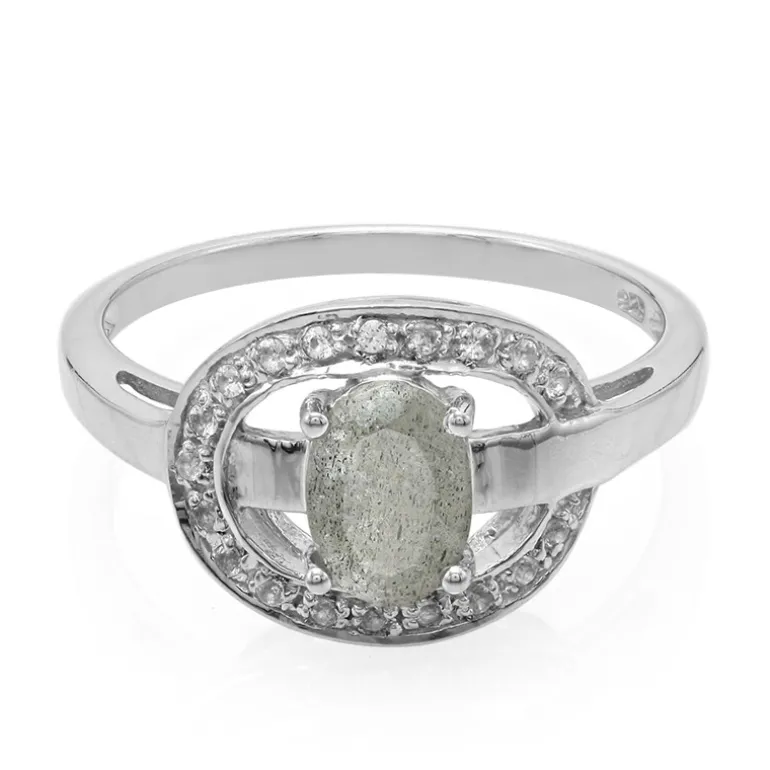 Labradorit-Silberring