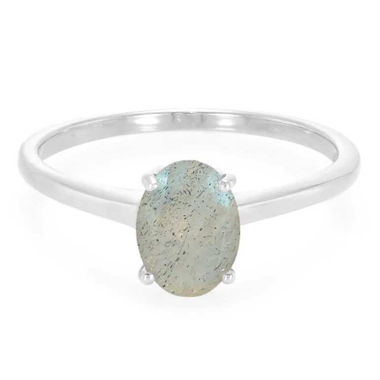 Labradorit-Silberring