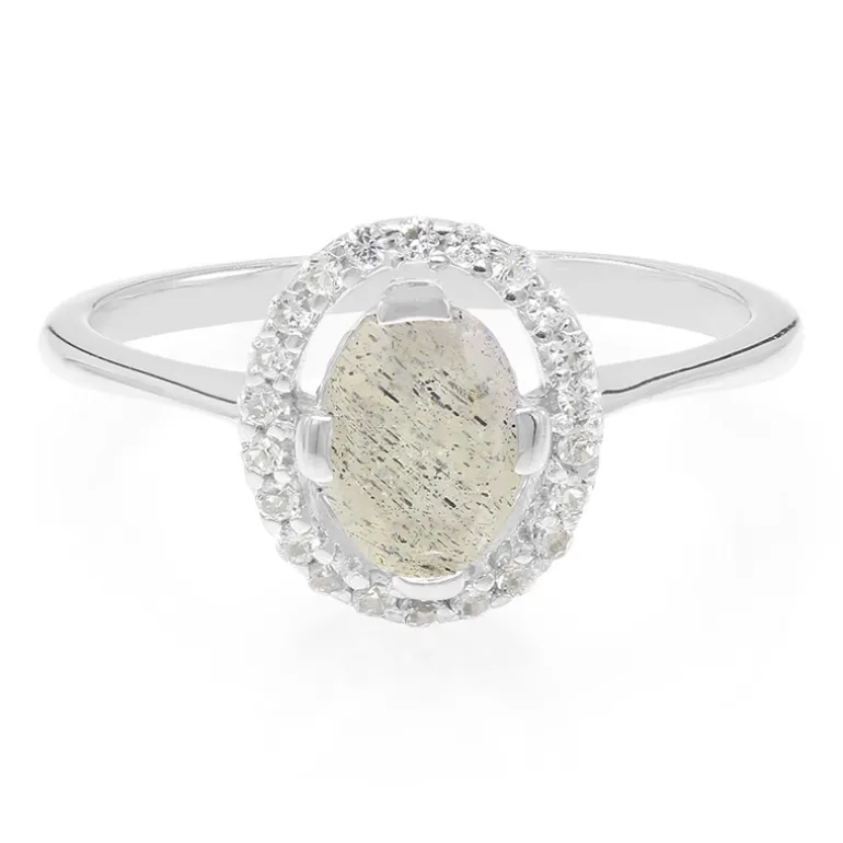 Labradorit-Silberring